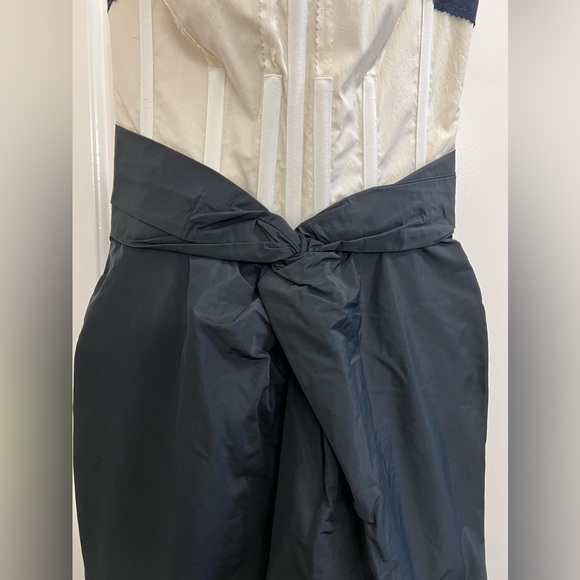 Carven Structured Top Taffeta Bustier Dress - Picture 8 of 17
